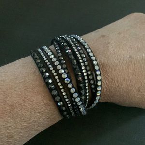 Authentic Swarovski Slake Bracelet Deluxe Black